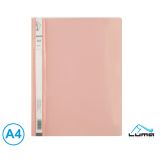 Rychlovazač A4 plastový LUMA - pastelová růžová Rychlovazač A4 plastový LUMA - pastelová růžová