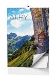 Kalendář nástěnný Alpy / BNF8