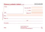 Příjmový pokladní doklad Baloušek A6 / číslovaný / 50 listů 1+1 / PT022