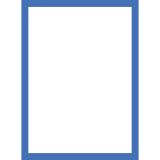 Magnetický informační rámeček LEAN - A4 / 230 x 317 mm / modrá / 10 ks Magnetický informační rámeček LEAN - A4 / 230 x 317 mm / modrá / 10 ks