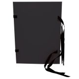 Spisové desky s tkanicí prešpánové - černá Spisové desky s tkanicí prešpánové - černá