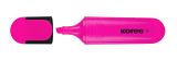 Zvýrazňovač Kores Bright Liner / růžová