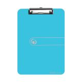 Podložka A4 s klipem easy orga - modrá transparentní