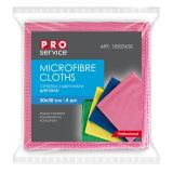 Utěrka z mikrovlákna PRO service na sklo 4 ks - 30 x 30 cm / mix barev Utěrka z mikrovlákna PRO service na sklo 4 ks - 30 x 30 cm / mix barev