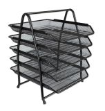 Drátěný stojan- 5 zásuvek Drátěný stojan- 5 zásuvek