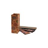 Papírová taška na lahev - Craft Ornament mix / 11,5 x 35,5 x 8,5 cm Papírová taška na lahev - Craft Ornament mix / 11,5 x 35,5 x 8,5 cm