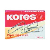Dopisní spony Kores - 33 mm I 100 ks Dopisní spony Kores - 33 mm I 100 ks