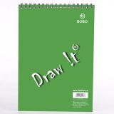 Blok BOBO s horní vazbou - A5 / čtvereček Blok BOBO s horní vazbou - A5 / čtvereček