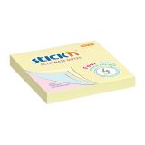 Samolepicí bločky Stick´n by Hopax Alternate - 76 x 76 mm / pastelové barvy Samolepicí bločky Stick´n by Hopax Alternate - 76 x 76 mm / pastelové barvy