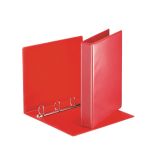 Pořadač Esselte A4 kroužkový prezentační 4 - kroužek 5,1 cm / červená Pořadač Esselte A4 kroužkový prezentační 4 - kroužek 5,1 cm / červená