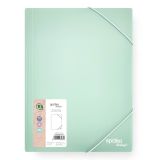 Spisové desky A4 Spoko ReLeaf Soft touch - mentolová Spisové desky A4 Spoko ReLeaf Soft touch - mentolová