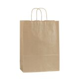 Tašky papírové kroucená ucha - hnědá / 260 x 110 x 345 mm Tašky papírové kroucená ucha - hnědá / 260 x 110 x 345 mm