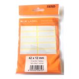 Samolepicí etikety v sáčku - 42 x 12 mm / 160 etiket Samolepicí etikety v sáčku - 42 x 12 mm / 160 etiket