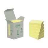 Samolepící bločky Post-it recyklované - 76 x 76 mm / žlutá / 6 x 100 lístků Samolepící bločky Post-it recyklované - 76 x 76 mm / žlutá / 6 x 100 lístků