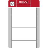 Etikety pro termotransferové tiskárny - 100 x 50 mm / 2000 etiket na kotouči Etikety pro termotransferové tiskárny - 100 x 50 mm / 2000 etiket na kotouči
