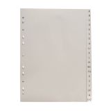 Rozdružovač A4 plastový šedý - A - Z Rozdružovač A4 plastový šedý - A - Z