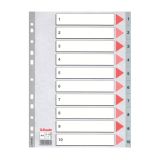 Rozdružovač A4 plastový Esselte - šedý / 1 - 10