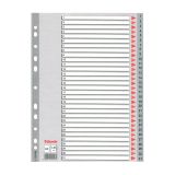 Rozdružovač A4 plastový Esselte - šedý / 1 - 31 Rozdružovač A4 plastový Esselte - šedý / 1 - 31