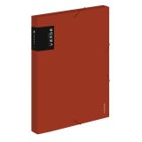 Box na spisy A4 VERDE s gumou - cihlová Box na spisy A4 VERDE s gumou - cihlová