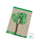 Blok šitý recyklovaný - A5 / čtvereček Blok šitý recyklovaný - A5 / čtvereček