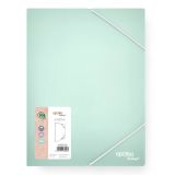 Box na spisy A4 Spoko ReLeaf Soft touch s gumou - mentolová Box na spisy A4 Spoko ReLeaf Soft touch s gumou - mentolová