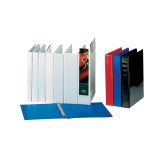 Pořadač Esselte A4 kroužkový prezentační 4 - kroužek 3,8 cm / bílá Pořadač Esselte A4 kroužkový prezentační 4 - kroužek 3,8 cm / bílá