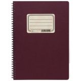 Blok BOBO Retro s boční spirálou - A4 / linka Blok BOBO Retro s boční spirálou - A4 / linka