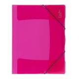 Spisové desky A4 s gumou Opaline - červená