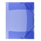 Spisové desky A4 s gumou Opaline - modrá