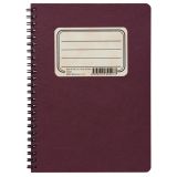 Blok BOBO Retro s boční spirálou - A5 / linka Blok BOBO Retro s boční spirálou - A5 / linka