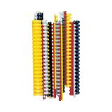 Hřbety pro kroužkovou vazbu - 25 mm / černá / 50 ks Hřbety pro kroužkovou vazbu - 25 mm / černá / 50 ks