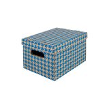 Krabice Emba úložná s víkem A4 / 30 x 22,5 x 20 cm / modrá Krabice Emba úložná s víkem A4 / 30 x 22,5 x 20 cm / modrá