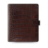 Diář Filofax Classic Croc - A5 / kaštanová Diář Filofax Classic Croc - A5 / kaštanová