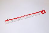 pravítko 30cm transparentní