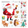 Samolepky JUNIOR 30x42 cm - Dětská vánoční edice - Mix