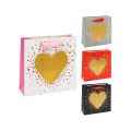 Darčeková taška Heart 14,5 x 6 x 15 cm (mix /cena 1ks) Darčeková taška Heart 14,5 x 6 x 15 cm (mix /cena 1ks)