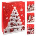 Dárková taška vánoční 7271 velikost XXL 48 x 18 x 72 cm (mix 4 vzorů)