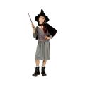Dětský kostým Čaroděj (tričko, pelerína, sukně, klobouk), velikost 120 / 130 cm