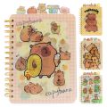 Dětský spirálový zápisník, 120 listů - Capybara (mix vzorů)