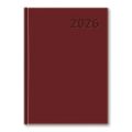 Diář 2026 denní A5 Manager - bordó