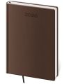 Diář 2026 týdenní A5 měkký - hnědý
