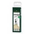 Faber-Castell Ecco Pigment technické pero - sada 4 ks (0,2-0,4-0,6-0,8 mm)
