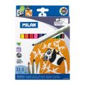 Fixy MILAN zmizikovatelne - sada 11 ks + zmizík