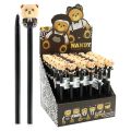 Gelové/gumové pero JUNIOR Nandy Bear 0,5 mm, modrá náplň (mix vzorů)