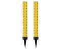 Ledová fontána chrlící zlaté a stříbrné jiskry 12 cm (2 ks)