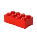 LEGO box na svačinu 100 x 200 x 75 mm - červená