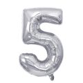 Narozeninový balónek, stříbrný 40