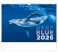Nástěnný kalendář 2026 Deep Blue