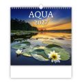 Nástenný kalendár 2027 Aqua