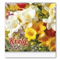 Nástěnný kalendář Flowers 2026